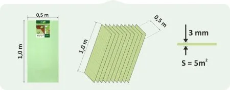 Подложка Солид 3мм листовая (5м2) в Екатеринбурге