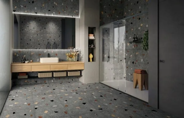 Керамогранит Coliseum Палладио Блэк 60х120 (Натуральный и Реттифицированный) в Екатеринбурге