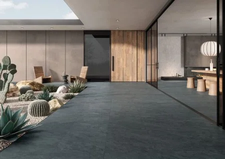 Керамогранит Vitra QuarStone Антрацит 60х60 (Натуральная и Реттифицированная) в Екатеринбурге