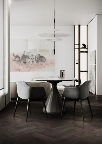 Паркетная доска Quartz Parquet Штучный паркет Дуб Смоляной 44-1258-01 в Екатеринбурге