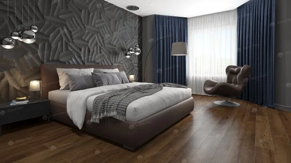 Кварц-виниловая плитка Alpine Floor Premium XL Дуб Шоколадный ЕСО 7-18, 8 мм. 43 класс в Екатеринбурге