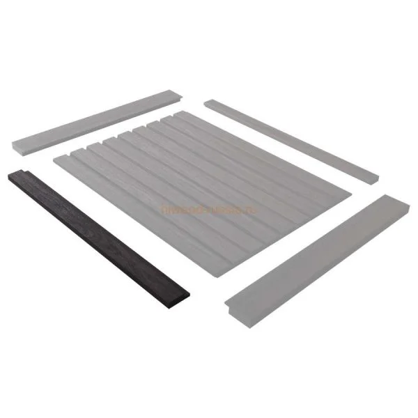 Финишный молдинг LF124A BR395 правый декорированный (42х12х2700мм) в Екатеринбурге