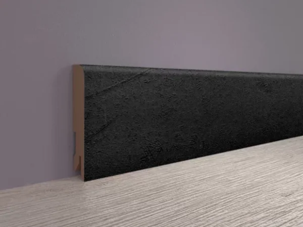 Плинтус MDF Bonkeel 24034 Чёрный Лофт (80х16х2400 мм) в Екатеринбурге Плинтус MDF Bonkeel 24034 Чёрный Лофт (80х16х2400 мм) в Екатеринбурге