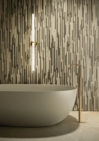 Керамогранит Italon Метрополис Вставка Стрип Ворм 26х75 (Натуральная) в Екатеринбурге