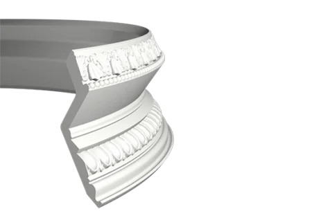 Карниз Европласт 1.50.137 гибкий 2,0 м в Екатеринбурге