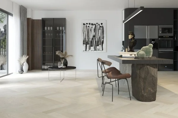 Паркетная доска Quartz Parquet Английская Ёлка Дуб Песочный 33-408 в Екатеринбурге