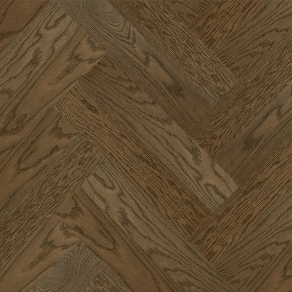 Паркетная доска Quartz Parquet Английская Ёлка Дуб Брауни 33-413 в Екатеринбурге