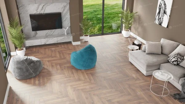 Каменно-полимерная плитка Alpine Floor Parqet Light Дуб Royal ECO 13-2, 4 мм 43 класс в Екатеринбурге