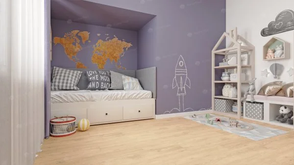 Каменно-полимерная плитка Alpine Floor Classic Дуб Ваниль Селект ECO 106-3, 4мм 43 класс в Екатеринбурге