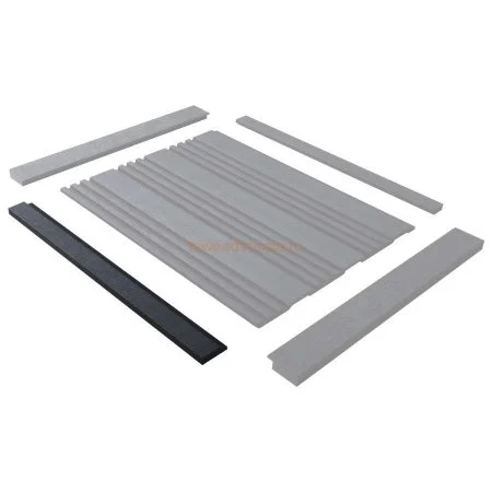 Финишный молдинг LF124A BK114K правый декорированный (42х12х2700мм) в Екатеринбурге