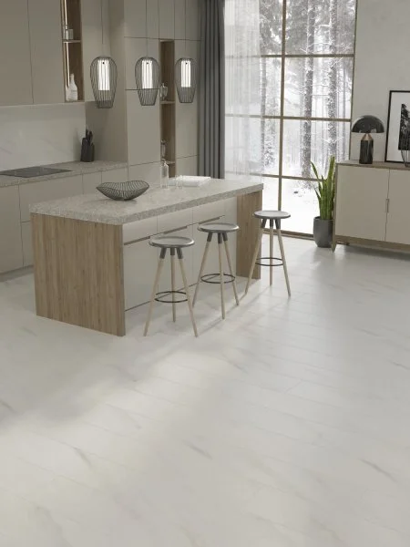 Ламинат Egger PRO 8/33 4V Large Aqua+ Мрамор Леванто белый EPL245 в Екатеринбурге