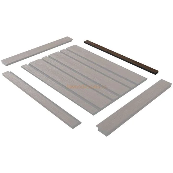 Финишный молдинг LF124B BR396K левый декорированный (31х12х2700мм) в Екатеринбурге