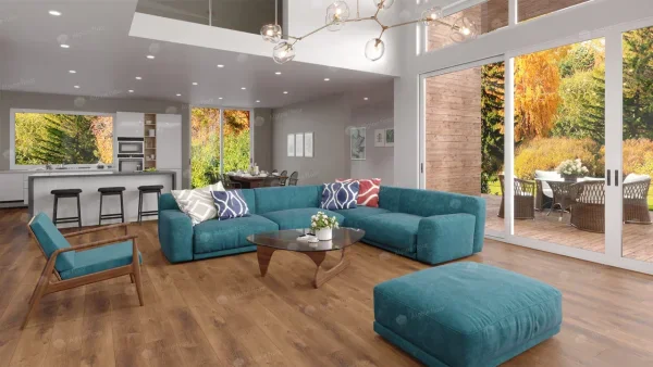 Кварц-виниловая плитка Alpine Floor Premium XL Дуб Насыщенный ЕСО 7-7, 8 мм. 43 класс в Екатеринбурге