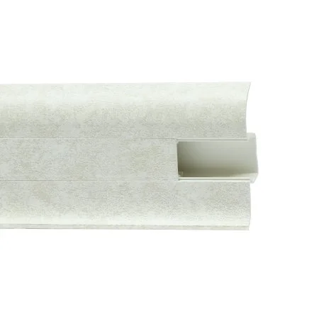 Пластиковый плинтус Royce №860 Белый Кварц (58х22х2200мм) в Екатеринбурге
