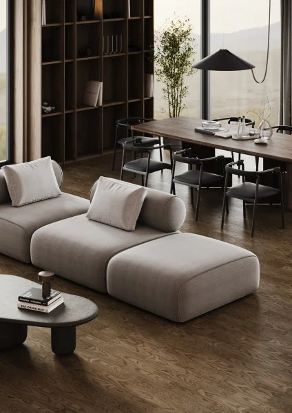 Паркетная доска Quartz Parquet Штучный паркет Дуб Брауни 44-413 в Екатеринбурге