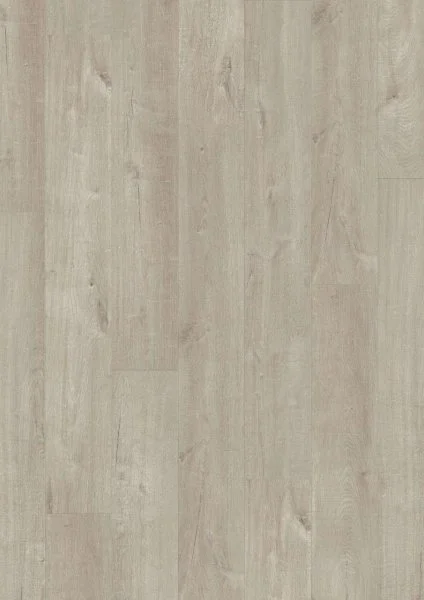 ПВХ Плитка Quick-Step Pulse Glue+ Дуб хлопковый светло-серый PUGP40105