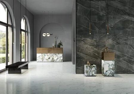 Керамогранит Vitra SityMarble Калакатта Блэк 60х120 (Лаппатированная и Реттифицированная) в Екатеринбурге