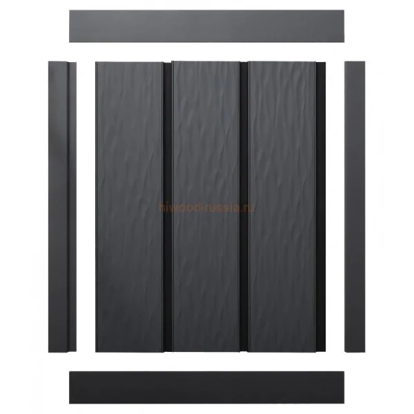 Финишный молдинг LF124A GR15K правый декорированный (42х12х2700мм) в Екатеринбурге