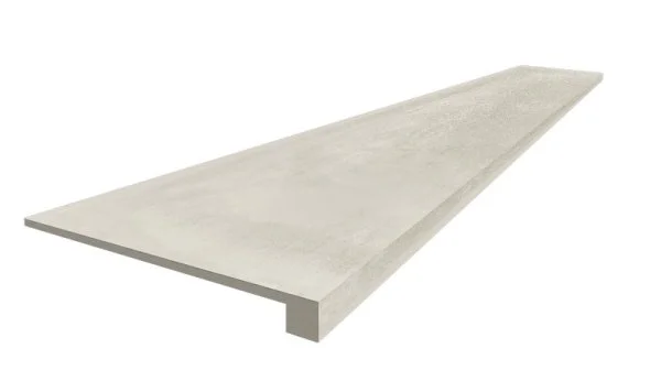 Керамогранит Coliseum Экспо Уайт Ступень фронтальная (Натуральный, 33х60) в Екатеринбурге