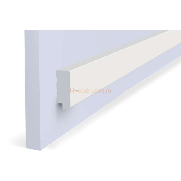 Финишный молдинг LF124B NP левый белый (31х12х2700мм) в #REGION_NAME_DECLINE_PP#