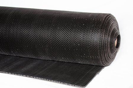 Грязезащитное рулонное покрытие ЗигЗаг Черный 4,5 мм (0,9 м) Китай в Екатеринбурге