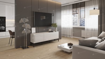 Каменно-полимерная плитка Alpine Floor Solo Plus Анданте ЕСО 14-1001, 4 мм, 43 класс в Екатеринбурге