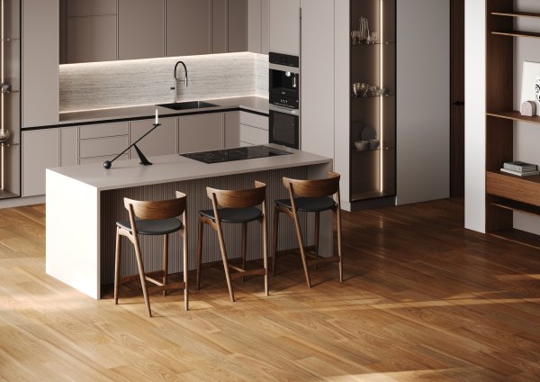 Паркетная доска Quartz Parquet Классик 5 мм Дуссия Африканская 550-63 в Екатеринбурге