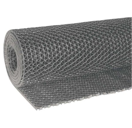 Грязезащитное рулонное покрытие ЗигЗаг Серый 4,5 мм (0,9 м) Китай в Екатеринбурге