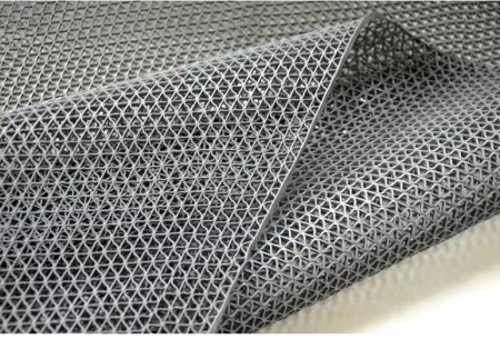 Грязезащитное рулонное покрытие ЗигЗаг Серый 5 мм (0,9 м) Китай в Екатеринбурге