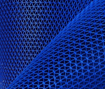 Грязезащитное рулонное покрытие ЗигЗаг Синий 8 мм (1,2 м) Китай в Екатеринбурге