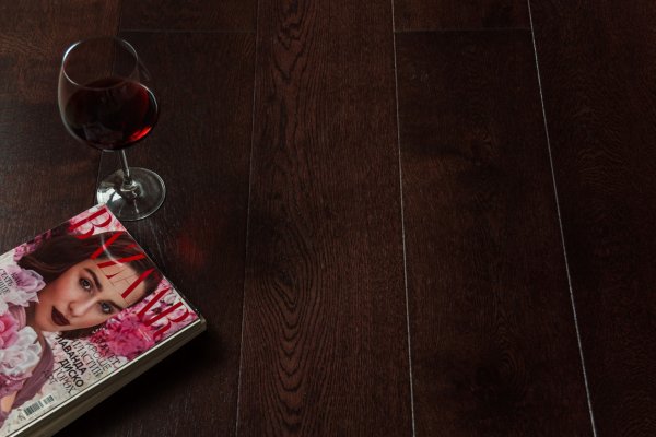 Массивная доска Аmber Wood Дуб кофе браш лак 18*120*300-1800 мм в Екатеринбурге