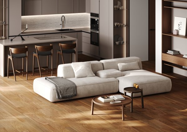 Паркетная доска Quartz Parquet Классик 5 мм Дуссия Африканская 550-63 в Екатеринбурге