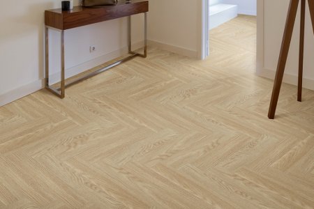 Виниловый пол Floor Factor Herringbone Beige Smoke Oak в Екатеринбурге
