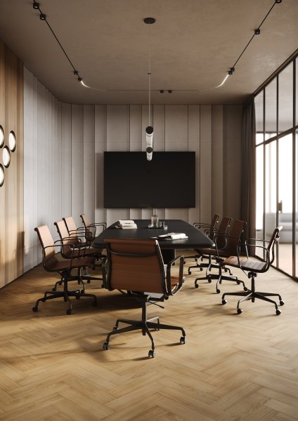 Паркетная доска Quartz Parquet Штучный паркет Гикори Североамериканский 44-400-74 в Екатеринбурге