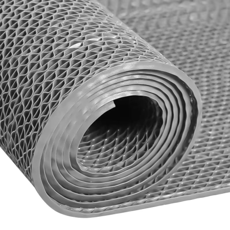 Грязезащитное рулонное покрытие ЗигЗаг Серый 5 мм (0,9 м) Китай в Екатеринбурге