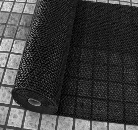 Грязезащитное рулонное покрытие ЗигЗаг Черный 4,5 мм (0,9 м) Китай в Екатеринбурге