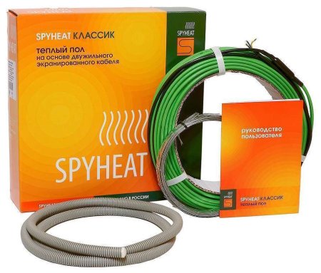 Теплый пол SpyHeat кабель,  9,4 - 12,5 кв.м / SHD-15-1500 в Екатеринбурге