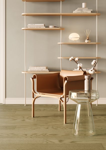 Паркетная доска Quartz Parquet Классик 5 мм Дуб Флэт Уайт 1258-55 в Екатеринбурге